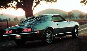 Foto da primeira geração do Chevrolet Camaro (1967-1969)
