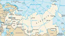 Mapa da Rússia